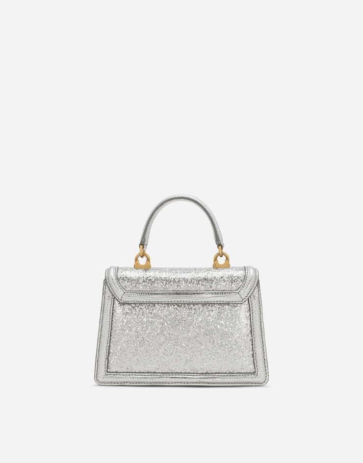 Dolce&Gabbana Small Devotion top-handle bag Silver BB6711AN586