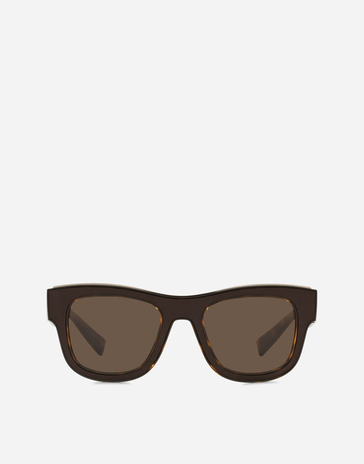 Dolce & Gabbana DG crossed sunglasses HAVANA VG6140VN273