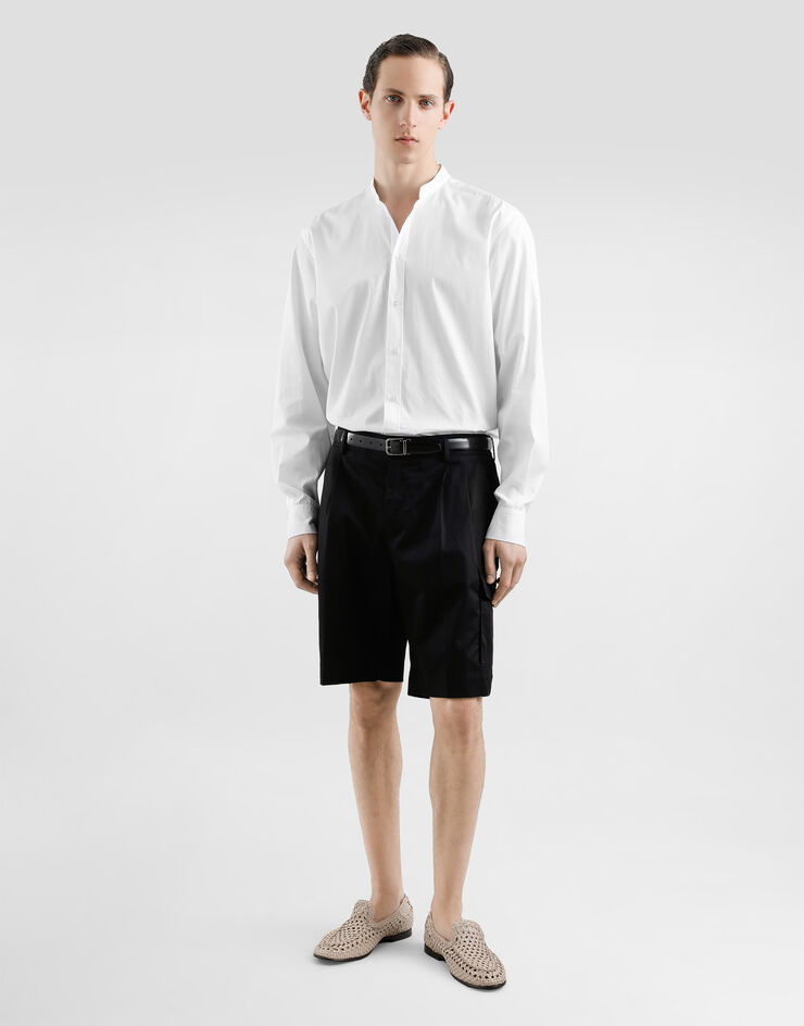 Dolce & Gabbana قميص قطني أبيض G5HR1TFU5T9