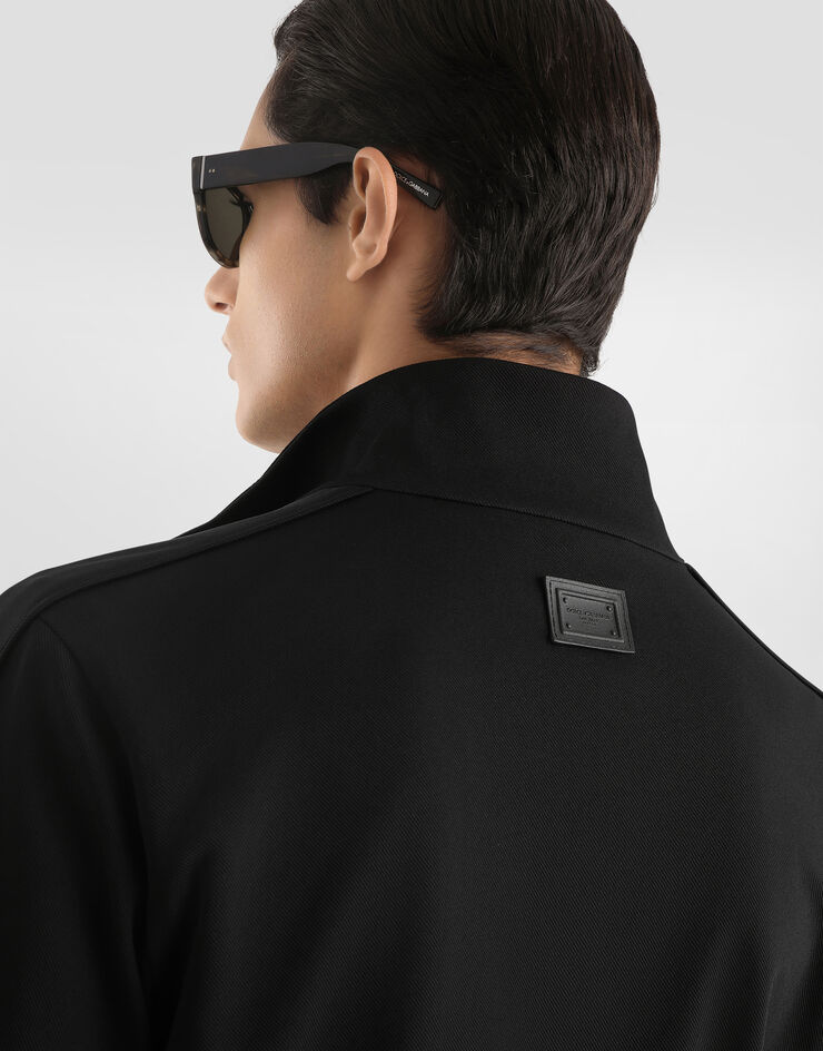 Dolce & Gabbana Technical jersey sweatshirt Black G9CBKTFUGUL