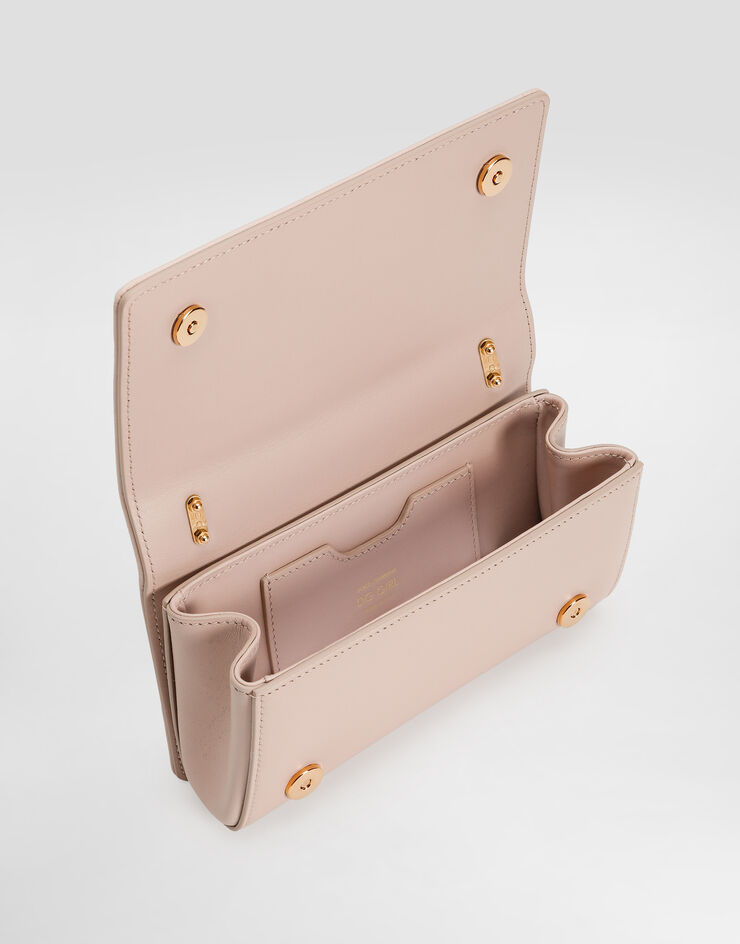 Dolce & Gabbana Calfskin DG Girls phone bag Pale Pink BI1416AW070