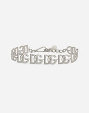 Dolce & Gabbana KIM DOLCE&GABBANA Chain belt with DG multi-logo Silver BE1315AK870
