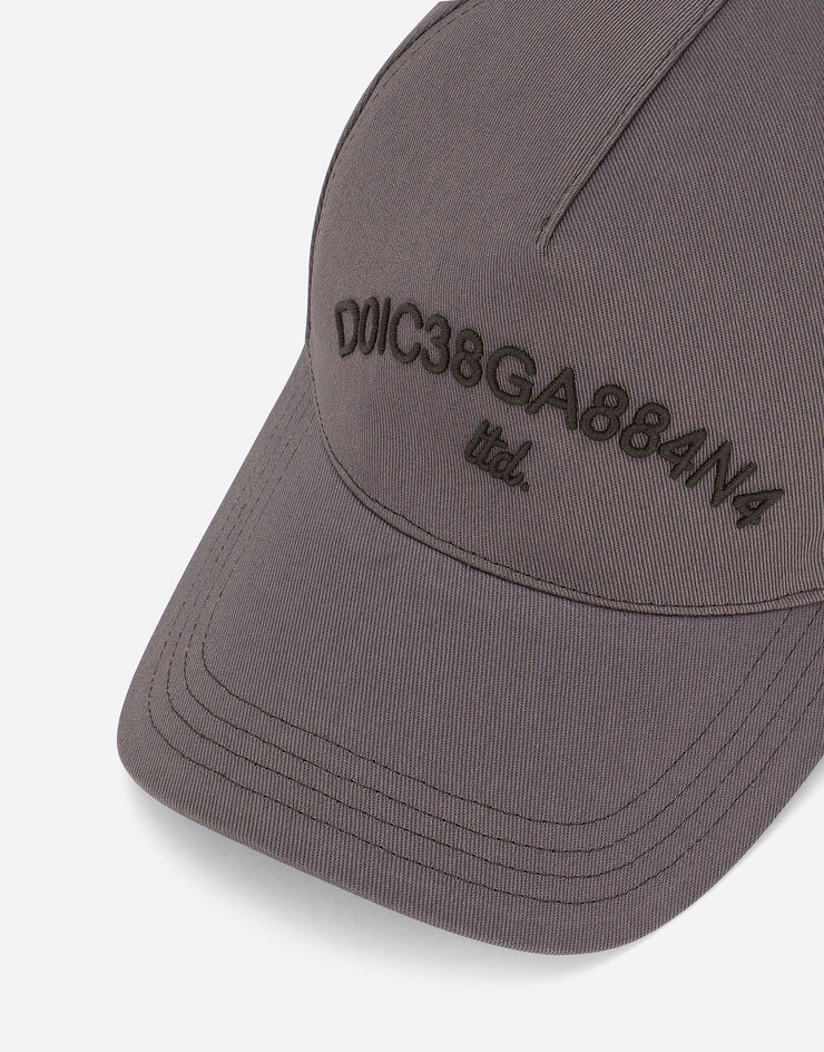 Dolce & Gabbana Baseball cap with Dolce&Gabbana logo Grey GH706ZGH892