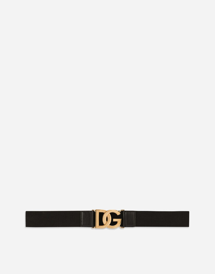 Dolce & Gabbana Stretch belt with DG logo Multicolor BE1459AQ271