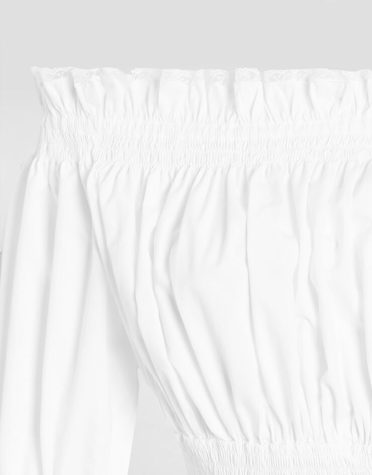 Dolce & Gabbana 府绸上衣 White F7BG4TFU61A