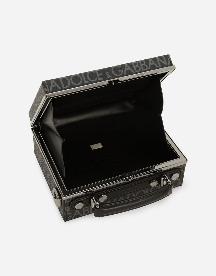 Dolce&Gabbana Tasche Box aus beschichtetem Jacquard Mehrfarbig BM2281AJ705