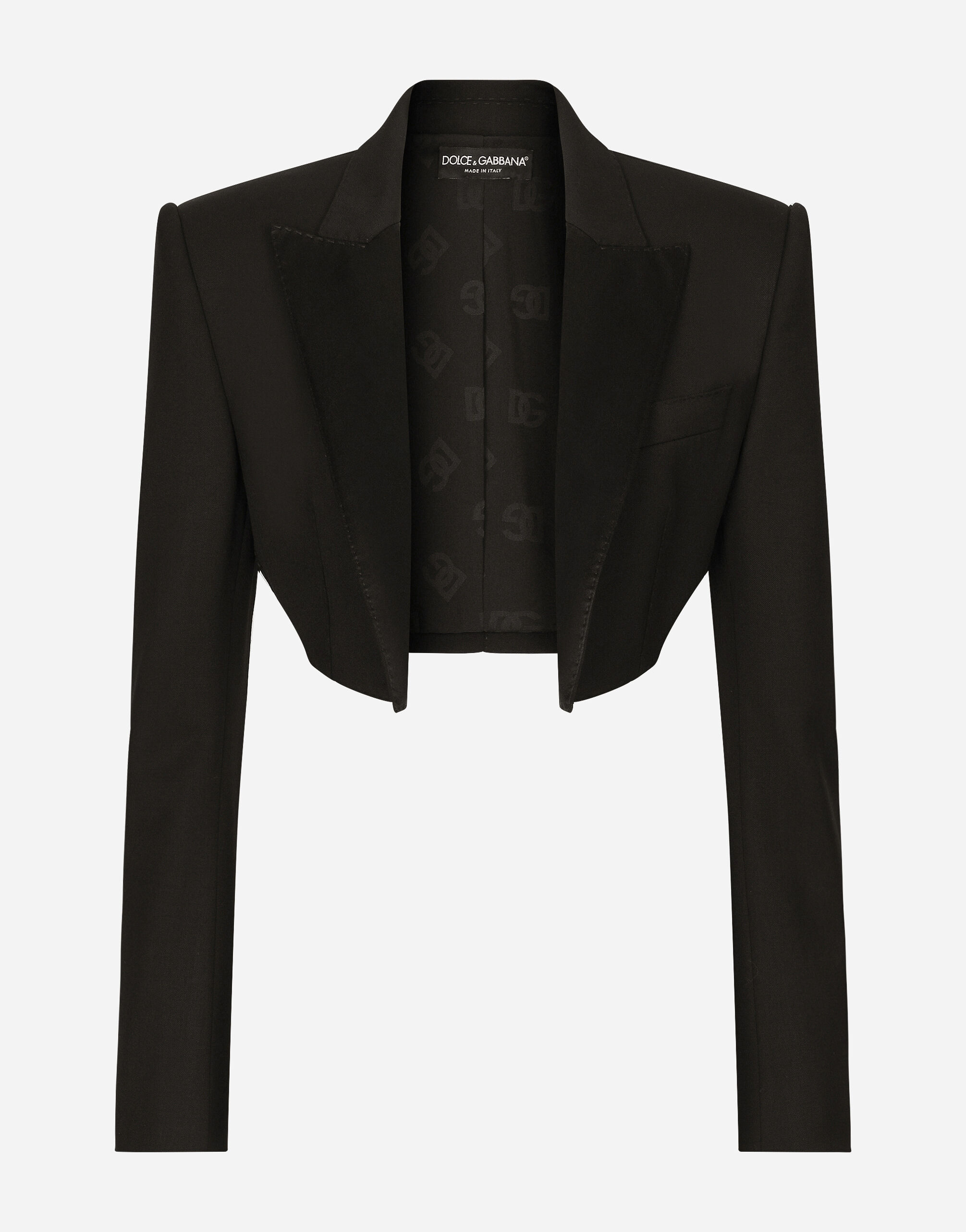 Dolce&Gabbana Twill Spencer blazer Black FTCTFTFUSOP