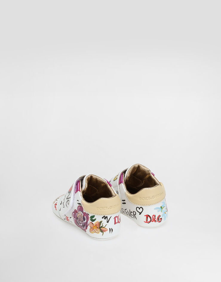 Dolce & Gabbana Sneaker in calfskin Multicolor DK0109AW567