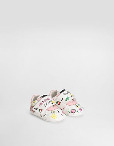 Dolce & Gabbana Printed lambskin sneakers Multicolor DK0109AS828