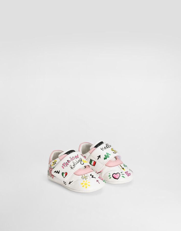 Dolce & Gabbana Printed lambskin sneakers Multicolor DK0109AS828