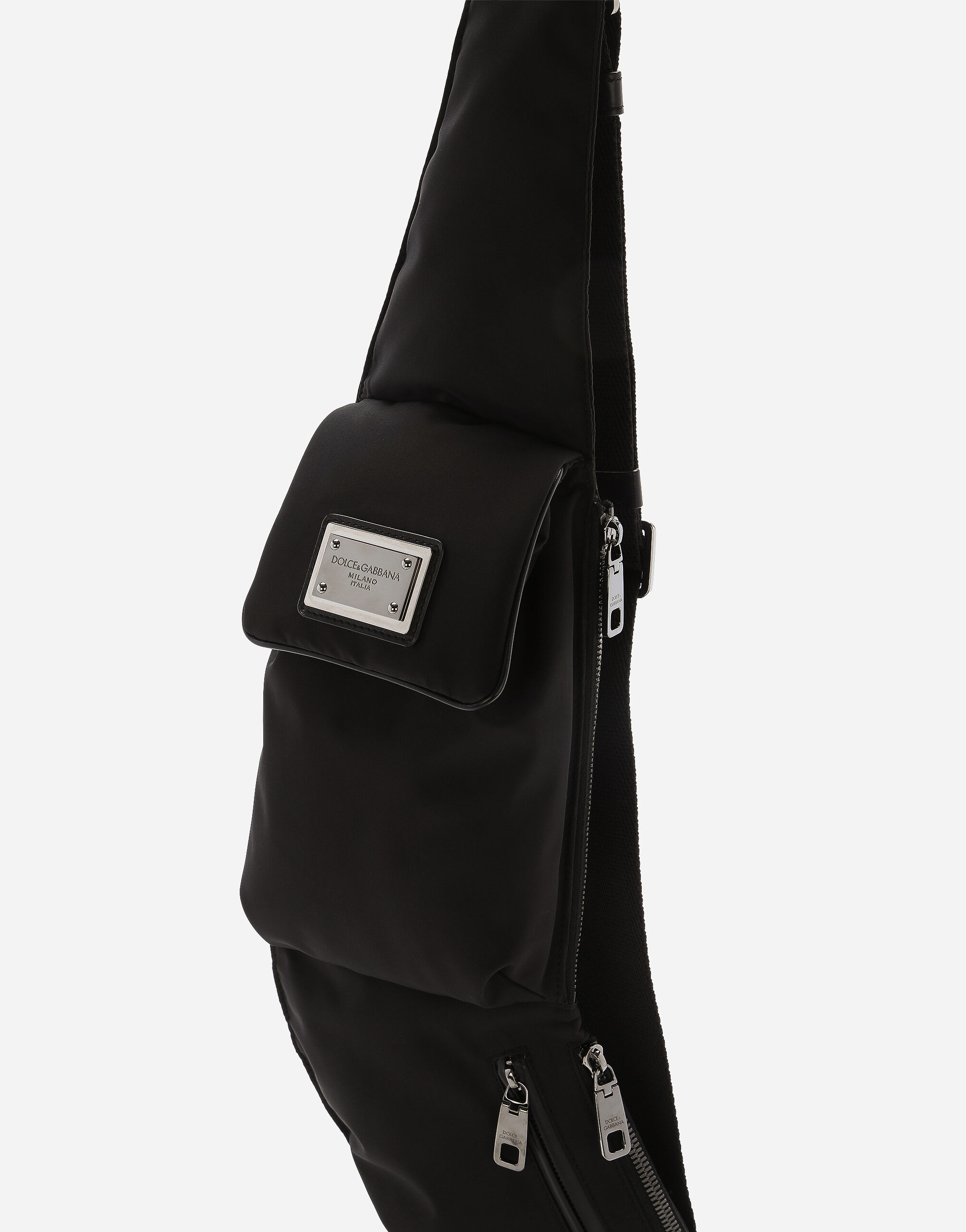 Nylon belt bag in Black for Men Dolce Gabbana