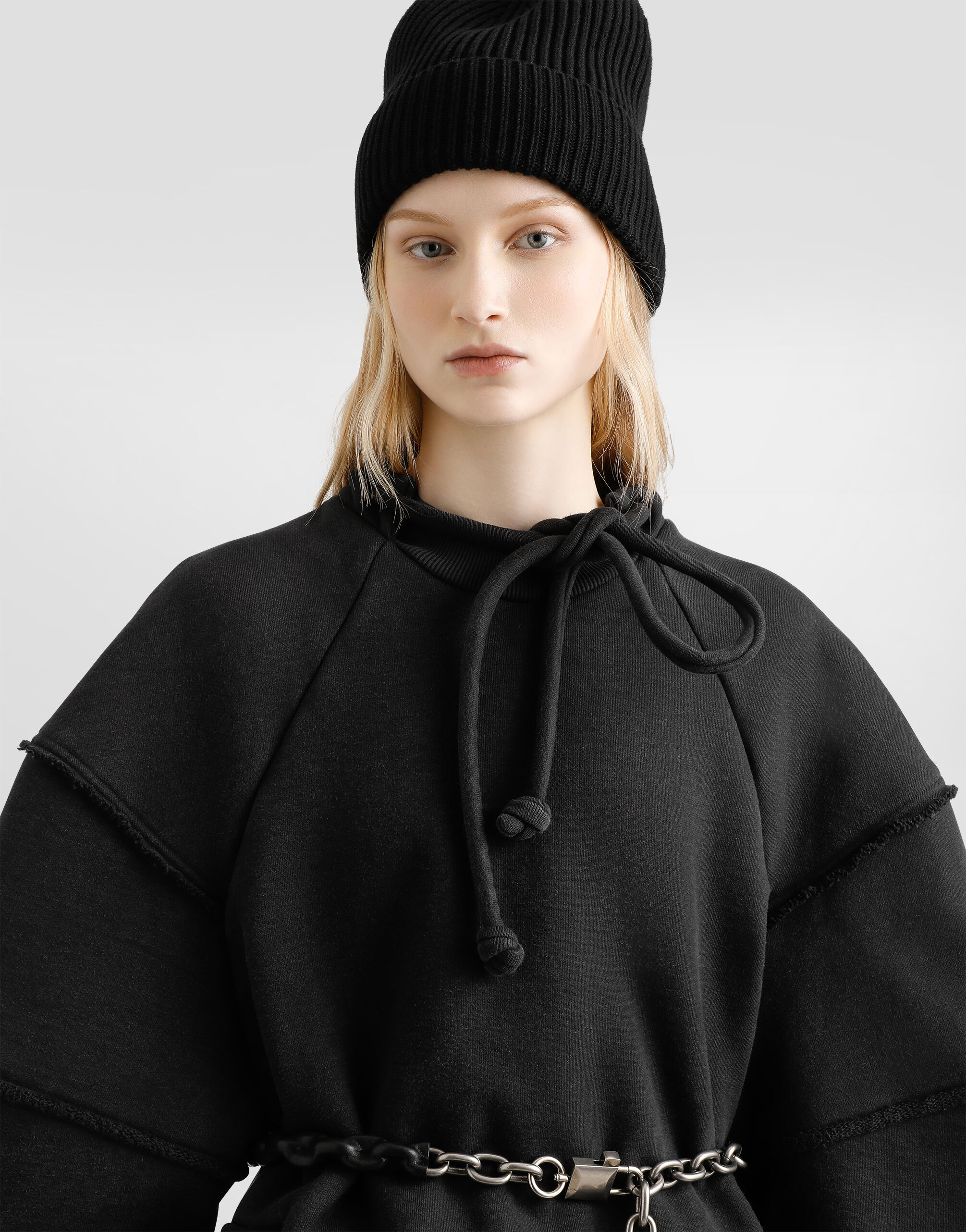 Cotton crew neck sweatshirt - thumbnail 4