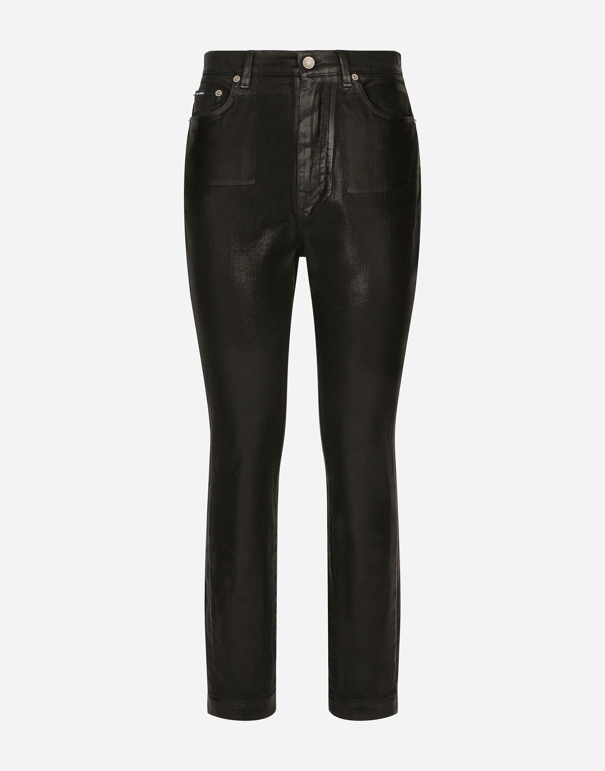 Ralph Lauren Collection Shilah Wax Coated Denim Straight-Leg Jeans | Neiman  Marcus