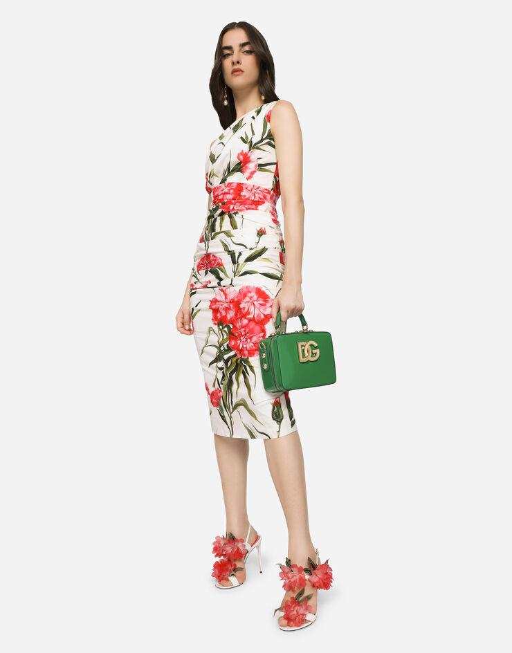 Dolce & Gabbana Polished calfskin 3.5 top-handle bag Green BB7092A1037