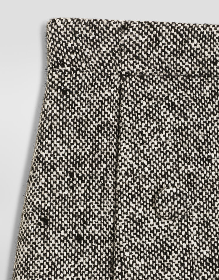 Dolce & Gabbana Birdseye wool blend skirt Dolce & Gabbana Birdseye wool blend skirt Multicolor L53Q58FM3FF