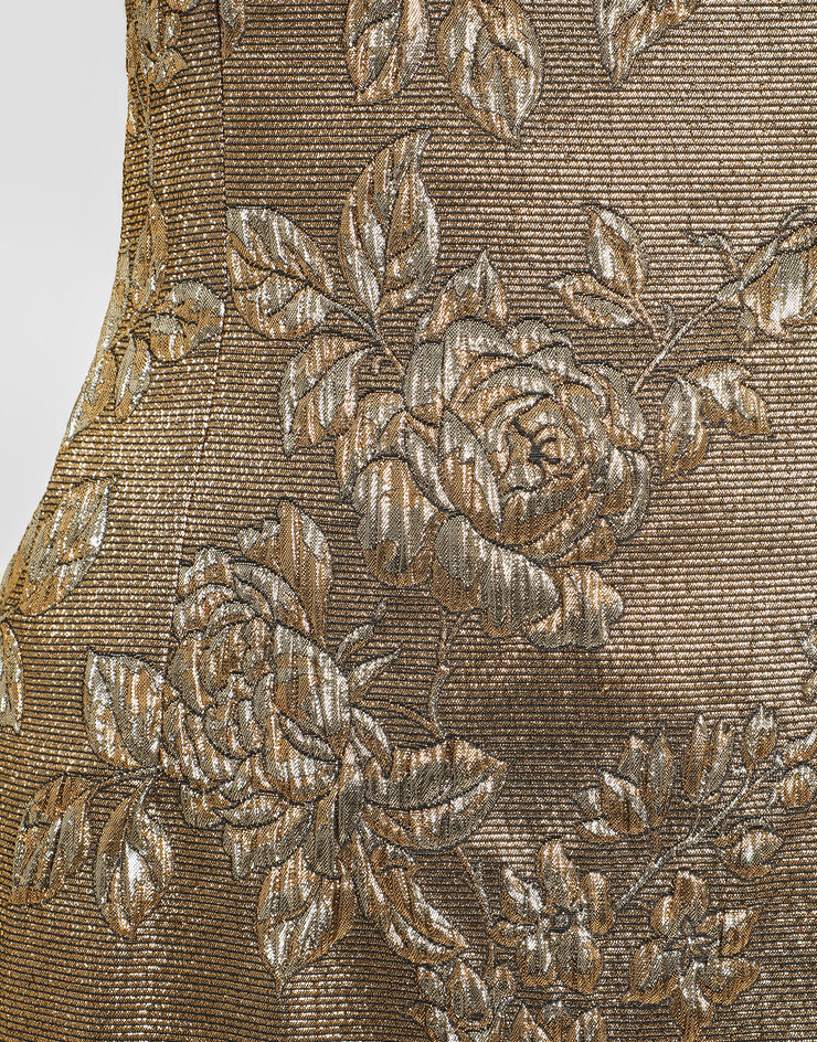Dolce & Gabbana Lamé jacquard dress Dolce & Gabbana Lamé jacquard dress Gold F620NTFJUBP