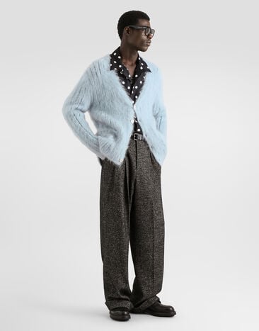 Dolce & Gabbana Mohair cardigan Dolce & Gabbana Mohair cardigan Grey GXVBSTJGMMP