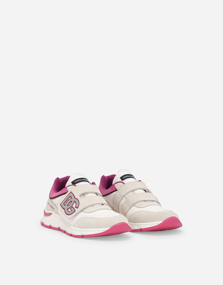 Dolce & Gabbana Zapatilla baja DG Running de malla y serraje Multicolor DA5187AA954