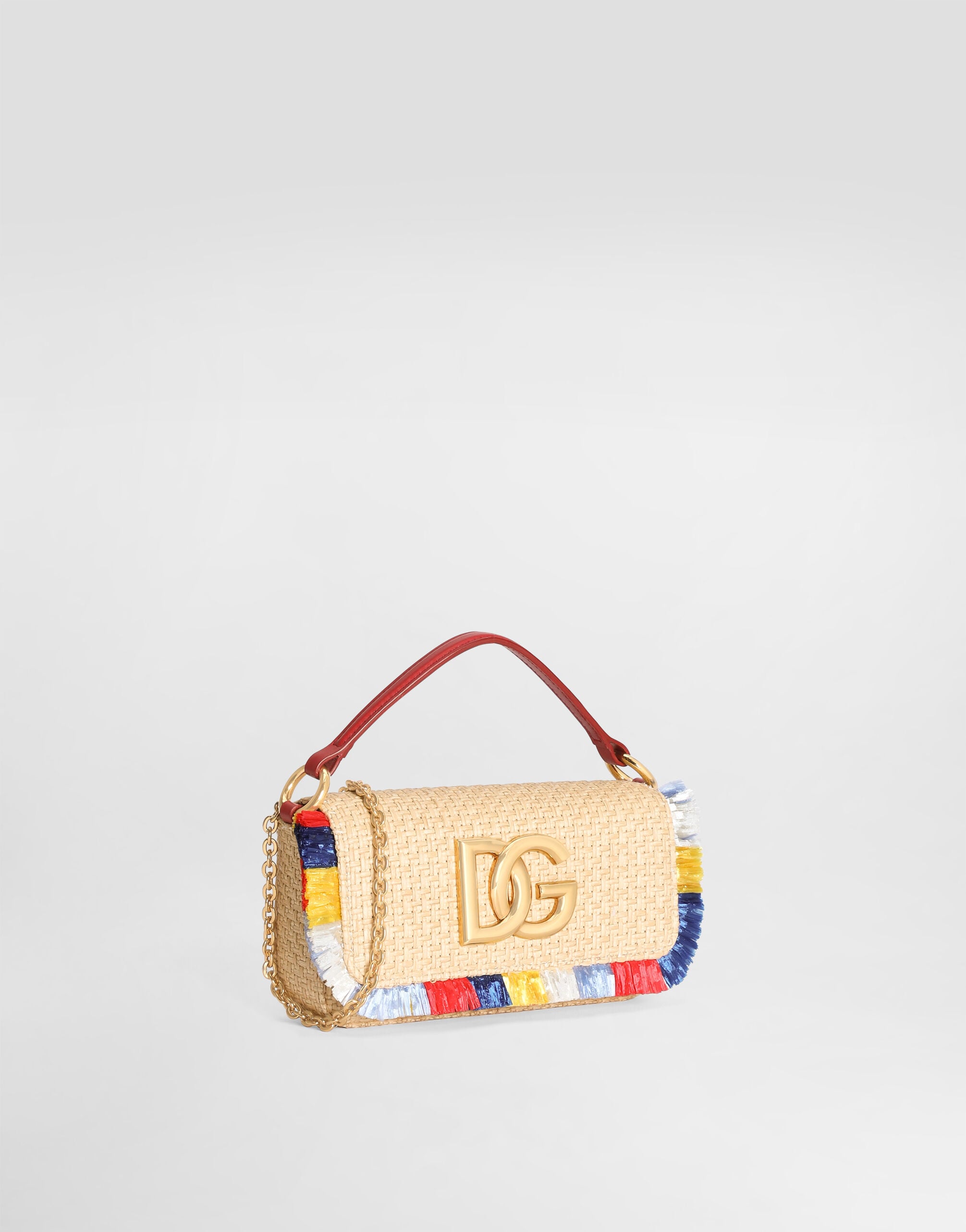 Multicolorのウィメンズ 3.5 shoulder bag in raffia | Dolce&Gabbana®
