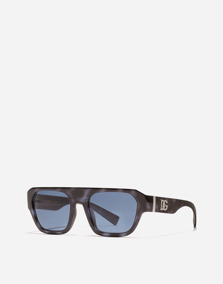 Dolce & Gabbana Gafas de sol DG Crossed Blue havana VG6206VN380