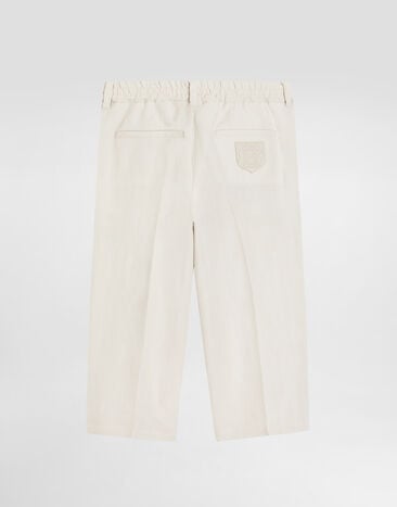 Dolce & Gabbana Linen trousers Beige L44P73FU4LH