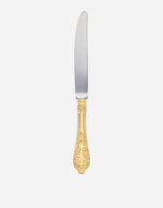 Dolce & Gabbana 24k Gold Plated Dinner Knife Gold TCPS01TCA51