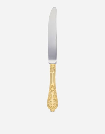Dolce & Gabbana 24k Gold Plated Dinner Knife Gold TCPS01TCA51
