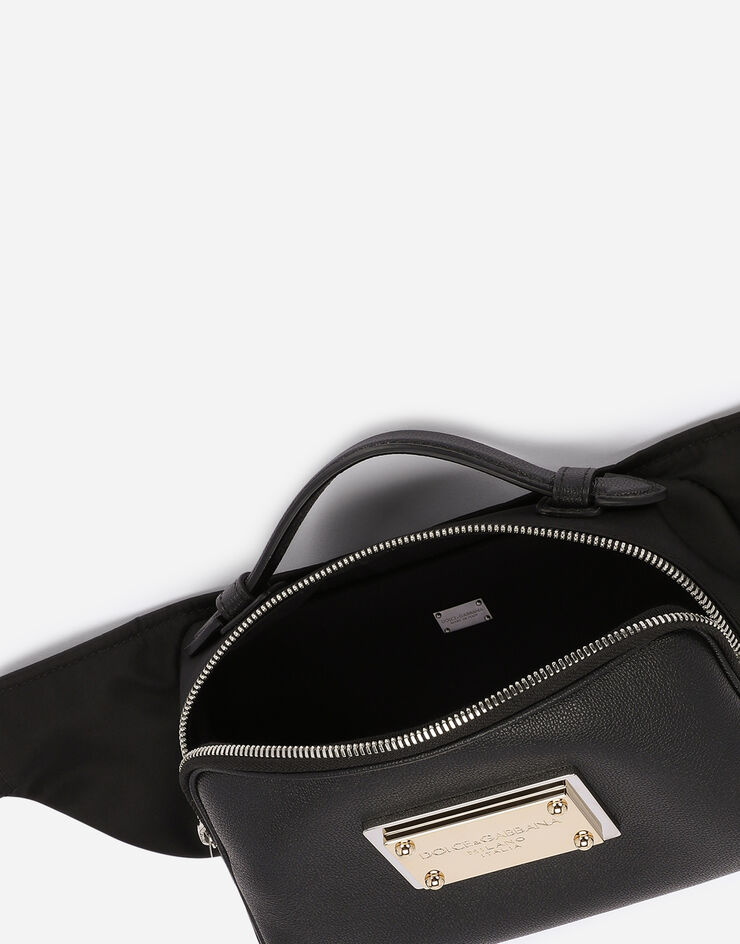 Dolce & Gabbana Grainy calfskin belt bag Black BM2036AD447
