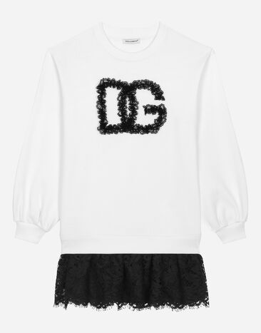 Dolce & Gabbana Sweatshirt-style jersey dress Print L53DI6HS5QR