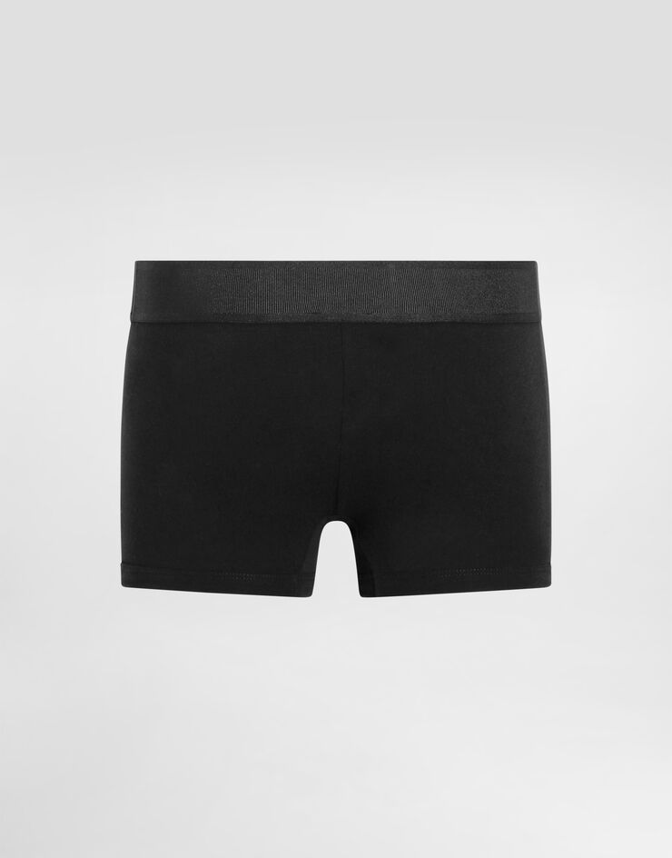 Dolce & Gabbana Two-way-stretch cotton jersey regular-fit boxers Black M4F37JOUAIG