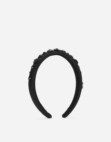 Dolce&Gabbana Satin hairband Black LB3L59G7K4C