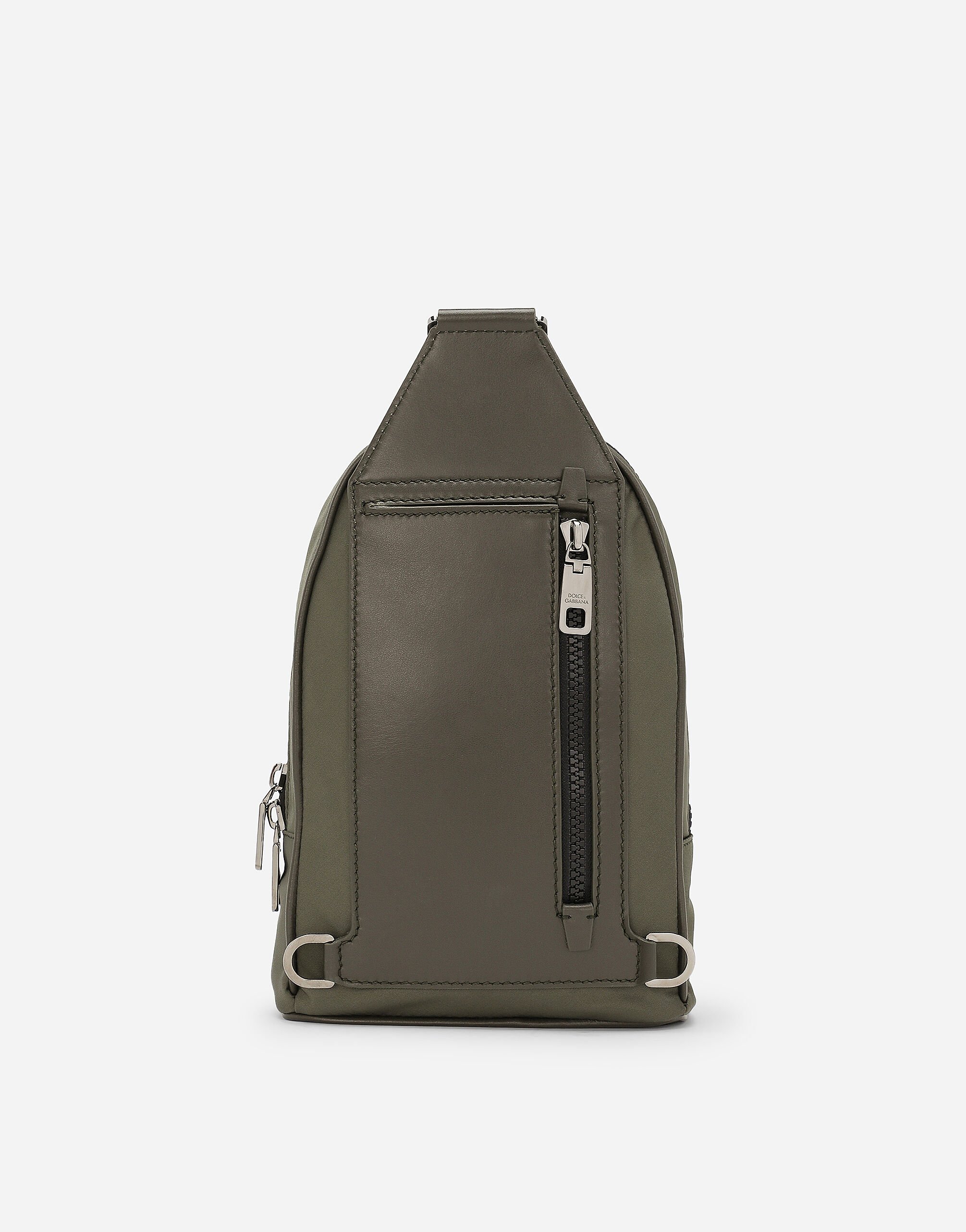 Nylon crossbody backpack in Green for Men | Dolce&Gabbana® US