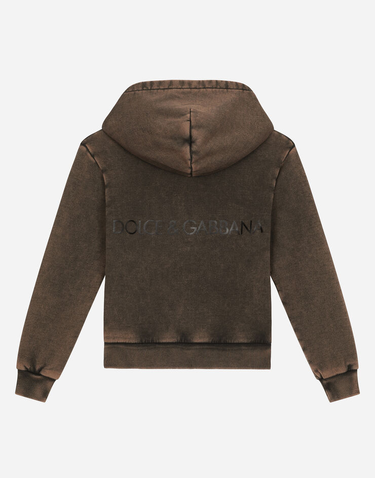 Dolce & Gabbana Jersey hoodie  Marrón L4JWFQG7L1Z