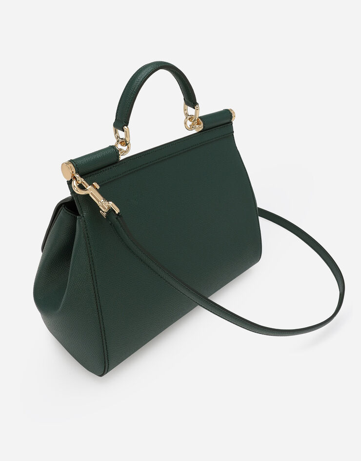 Dolce & Gabbana Bolso de mano Sicily grande Verde BB6002A1001