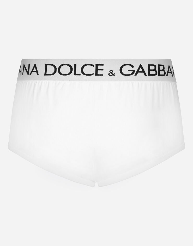 Dolce & Gabbana High-rise two-way stretch jersey Brando briefs White M3D53JFUGHH