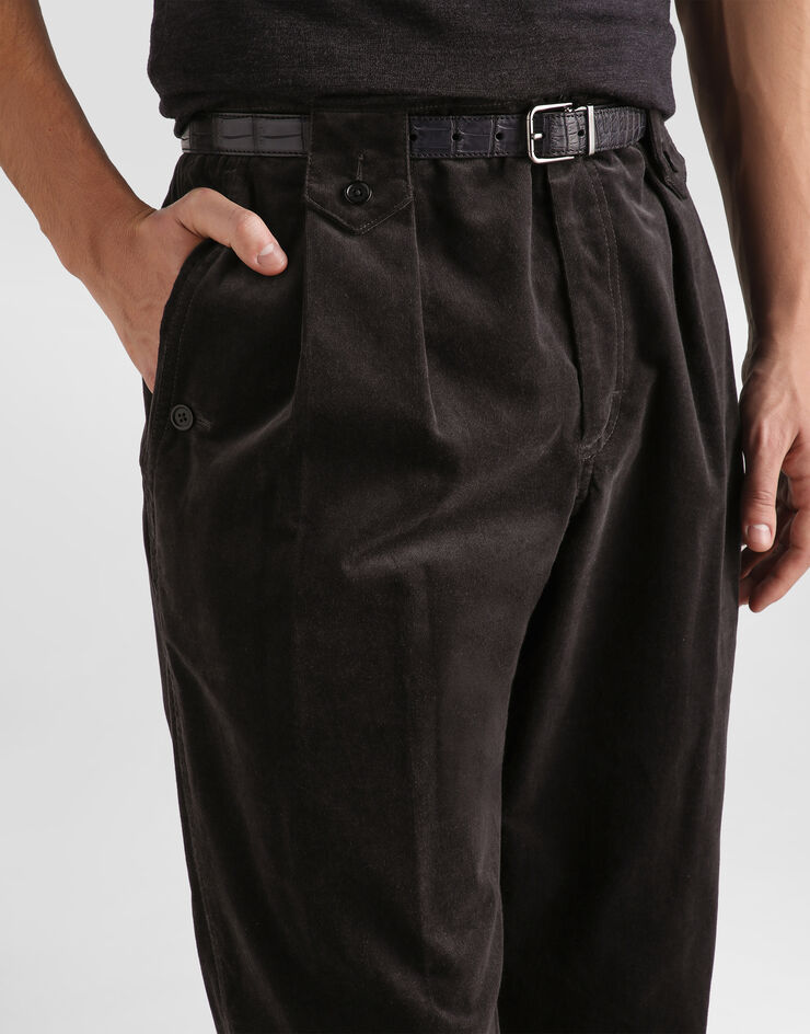 Dolce & Gabbana Velvet trousers  GP13XTFUWER