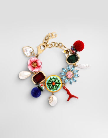 Dolce & Gabbana Armband mit Charms Dolce & Gabbana Armband mit Charms Mehrfarbig WBS6C5W1111