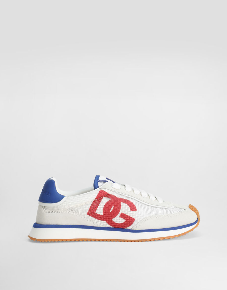Mixed-material DG CUSHION sneakers