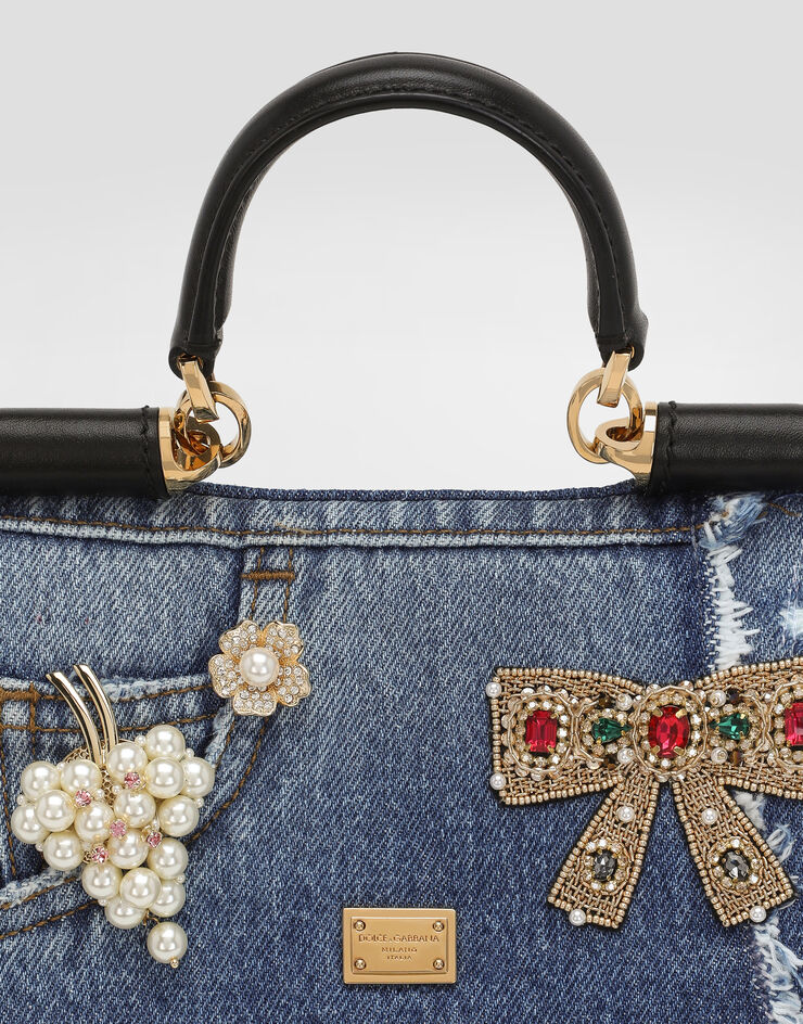 Dolce & Gabbana My Sicily denim handbag Multicolor BB7781BG682
