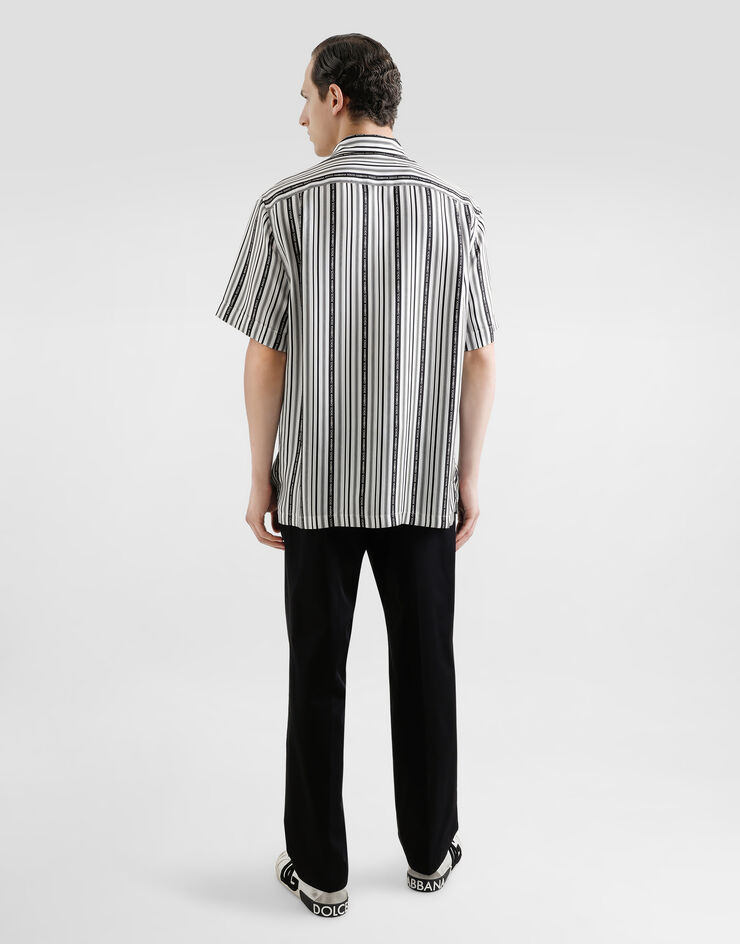 Dolce & Gabbana 领带印花真丝衬衫 版画 G5JH9TIS1X2