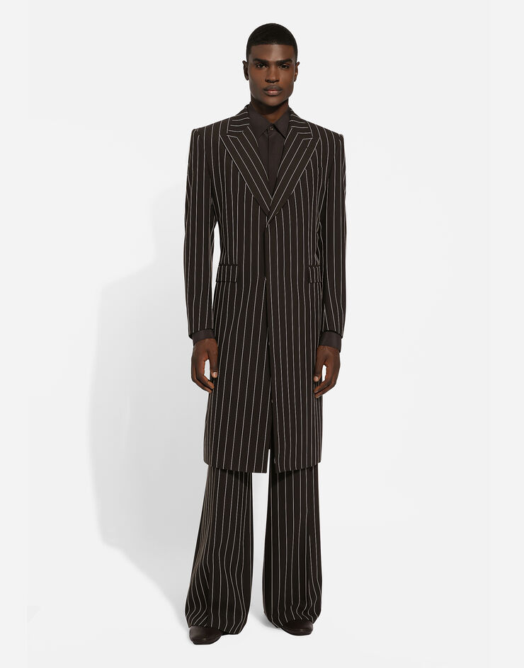 Dolce & Gabbana Tailored pinstripe wool pants Brown GP01PTFR20W