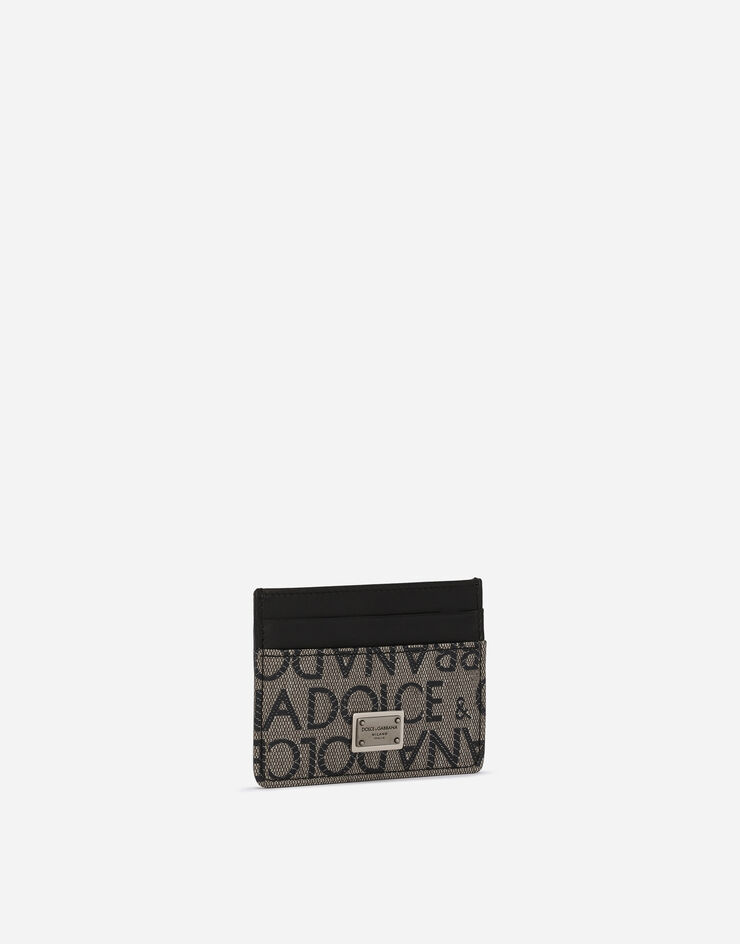 Dolce & Gabbana Jacquard card holder Multicolor BP0330AJ705