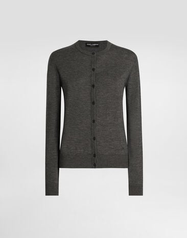 Dolce & Gabbana Cashmere cardigan Grey FXV09ZJBW0P