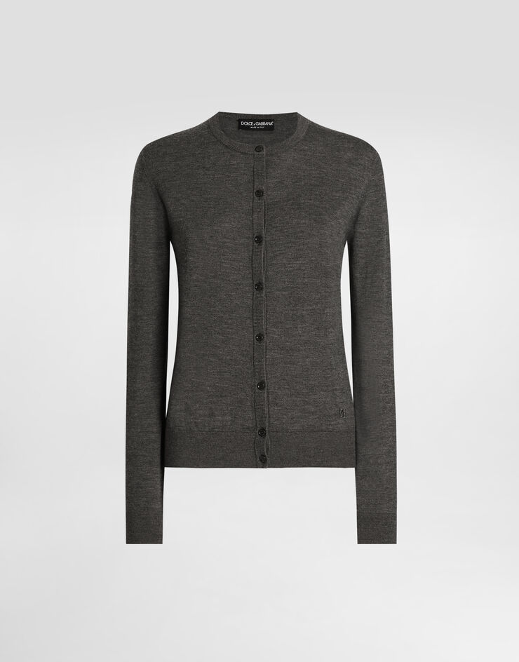 Dolce & Gabbana Cashmere cardigan Grey FXV09ZJBW0P