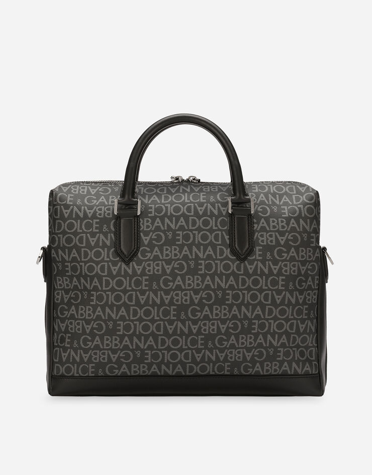 Dolce & Gabbana Briefcase in jacquard spalmato Multicolore BM1590AJ705