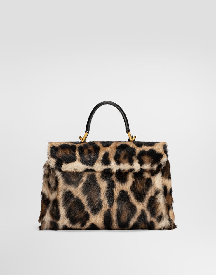 Dolce & Gabbana Marlene handbag in leo kid leather Multicolor BB7931A0600