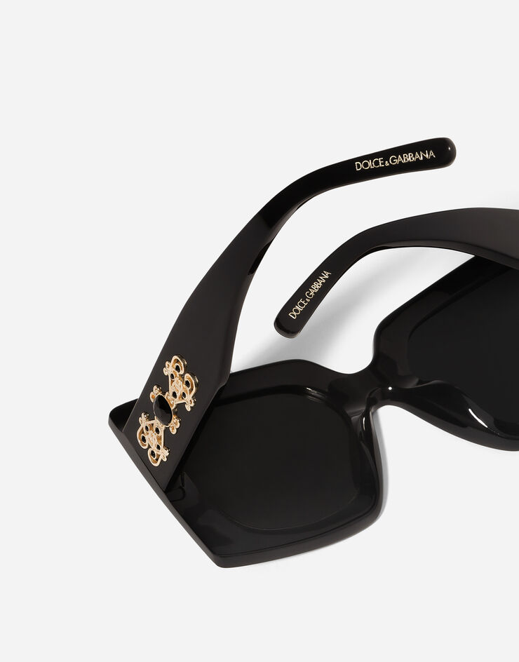 Dolce & Gabbana DG Filigrana Sunglasses Black VG4525VP187