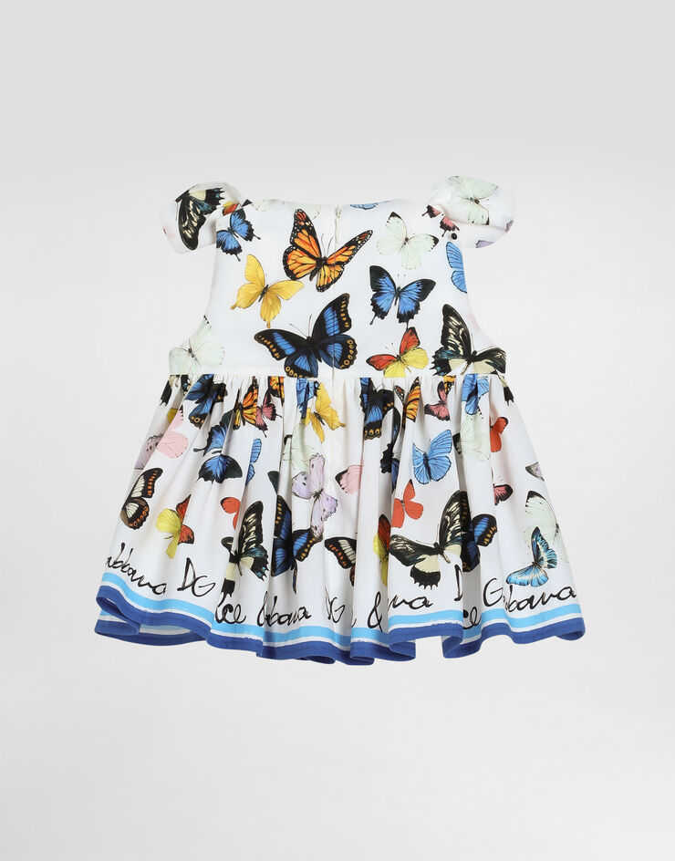 Dolce & Gabbana Poplin top with butterfly print Print L21N61FI5KS