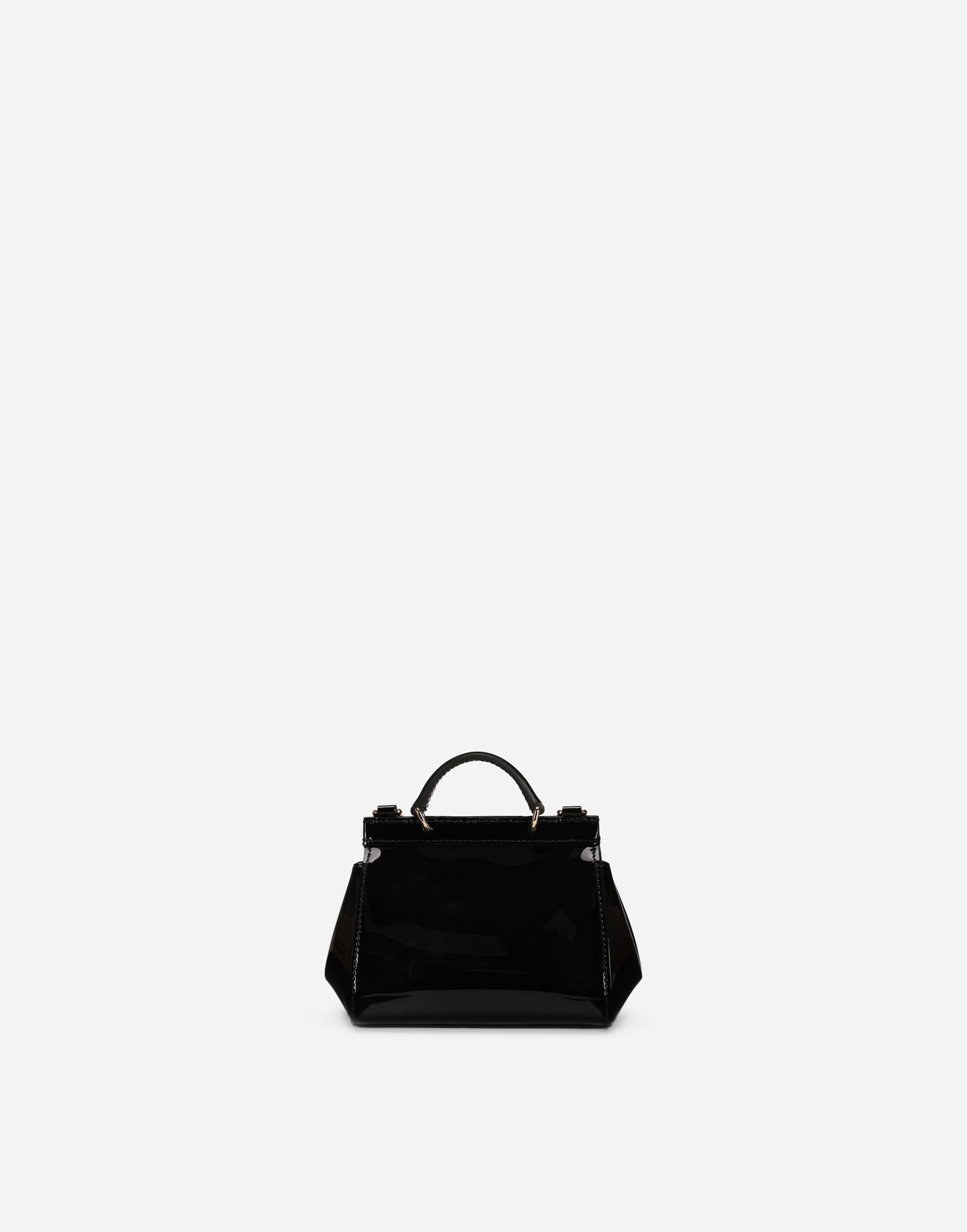 スーパーセール 半額 Patent Girls for Black in bag Sicily mini leather ショルダーバッグ