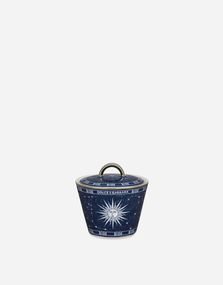 Dolce & Gabbana Porcelain Sugar Bowl Dolce & Gabbana Porcelain Sugar Bowl Multicolor TC0098TCAMT